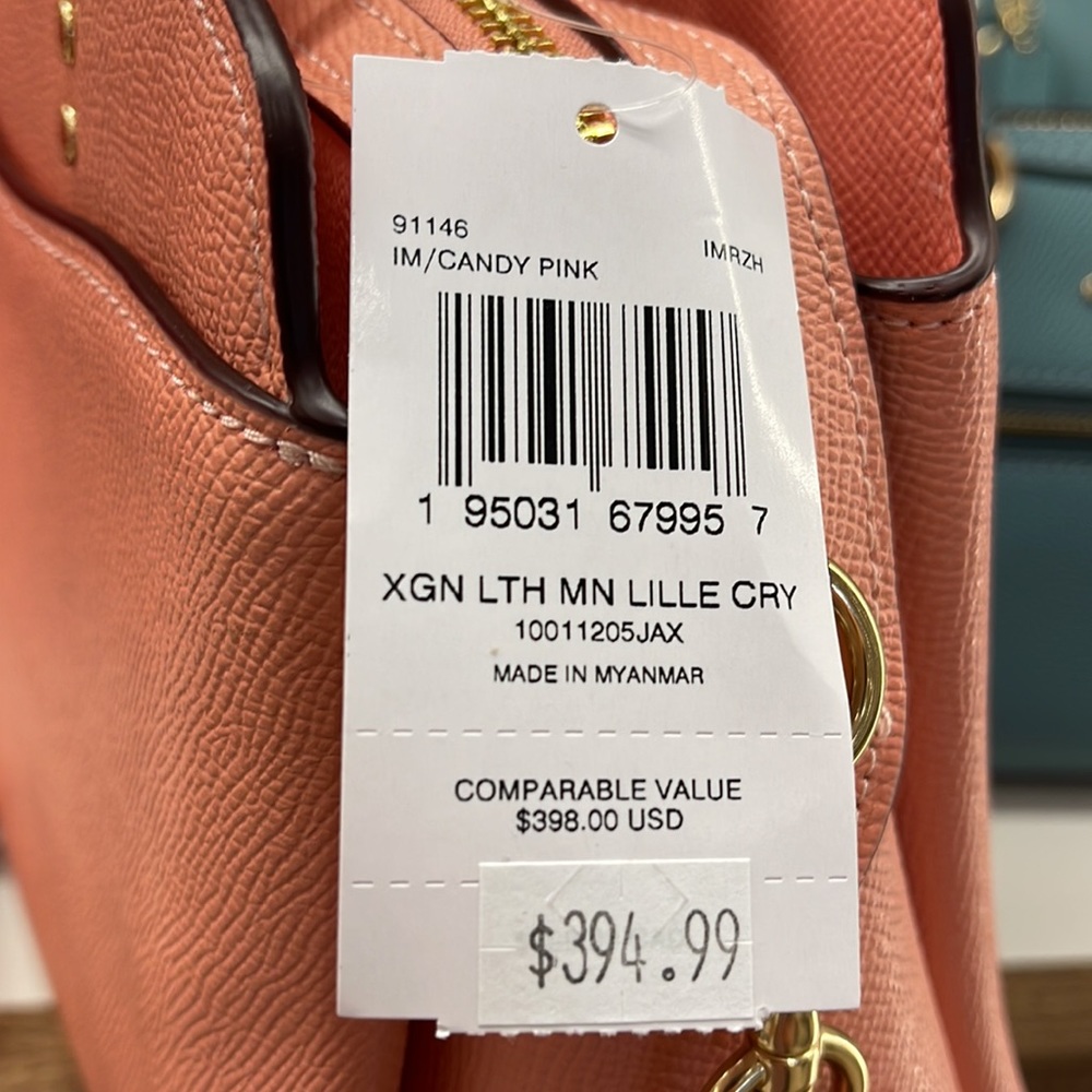 Coach Mini Lillie Carryall
Gold/Candy Pink - Picture 14 of 16